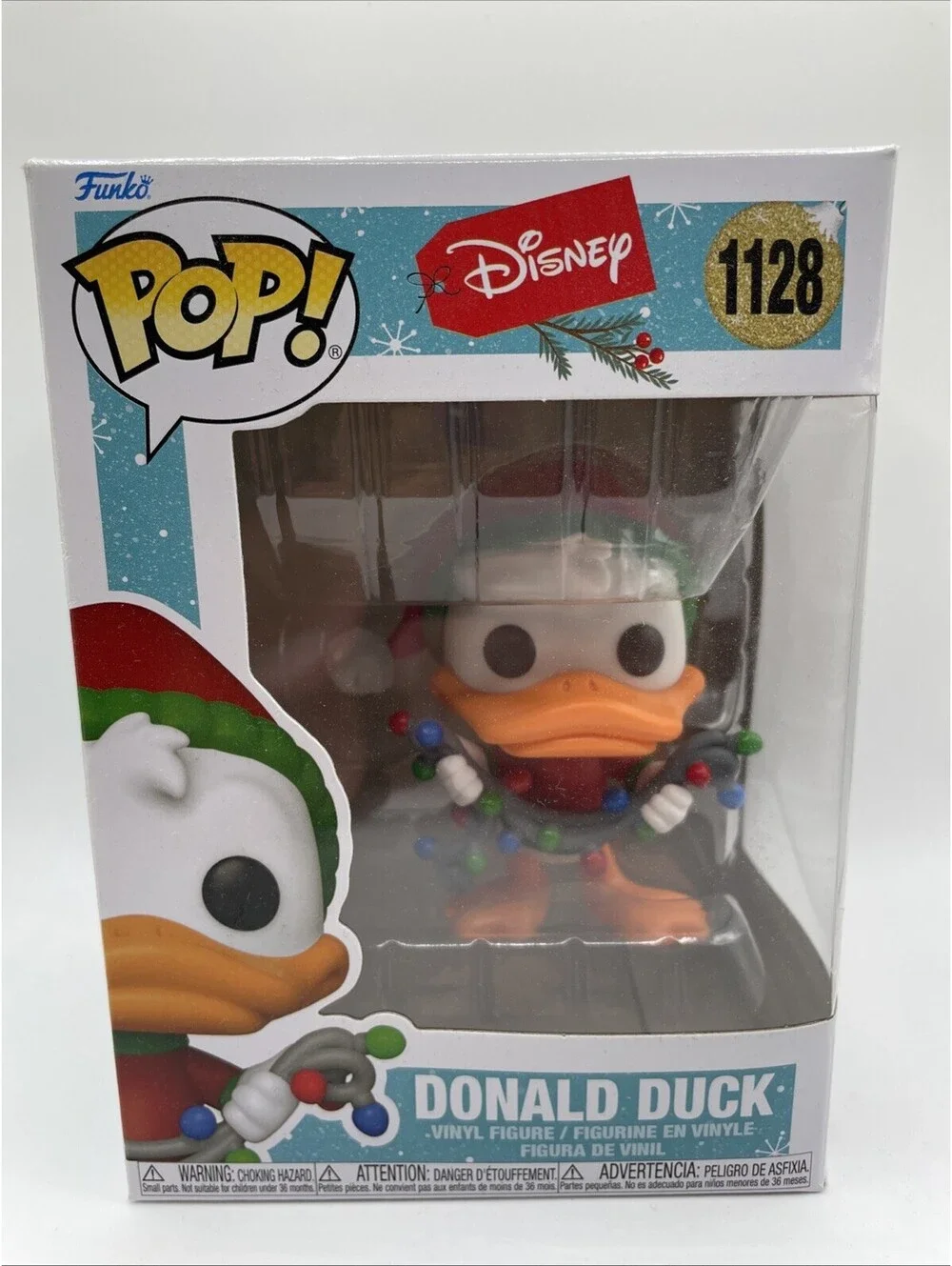 Disney's Holiday Donald Duck Funko Pop #1128 Vinyl Figure Brand New!
